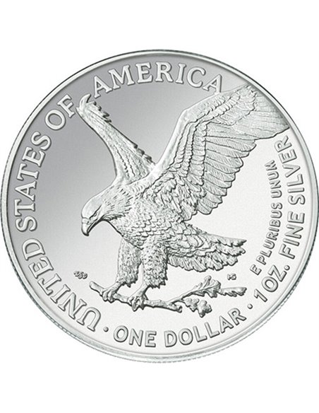 CAPTAIN TRUMP US Presidential Election 1 Oz Silver Coin 1$ USA 2023